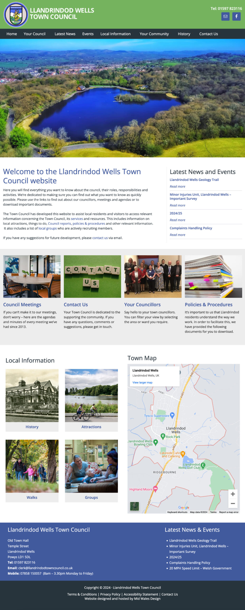 Llandrindod Wells Town Council website